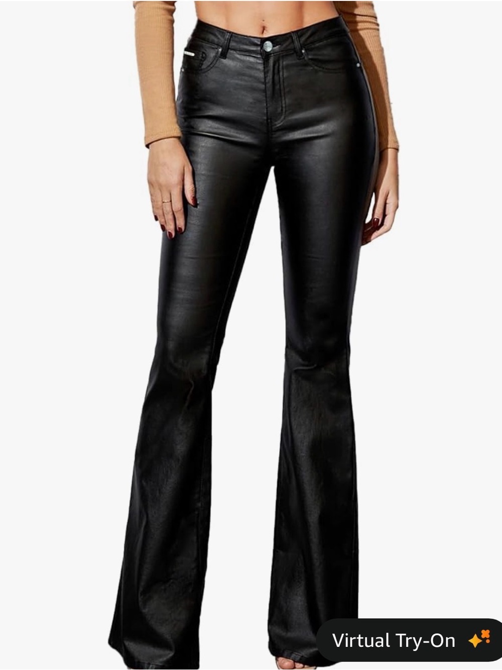 Lover Premium Black Flared High-Rise Jeans